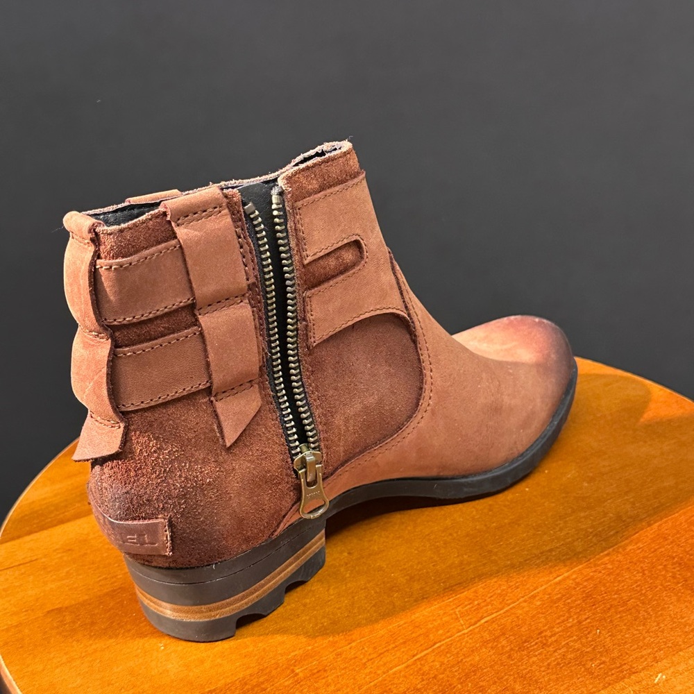 Sorel Burro Brown Waterproof Ankle Boots - Picture 14 of 15